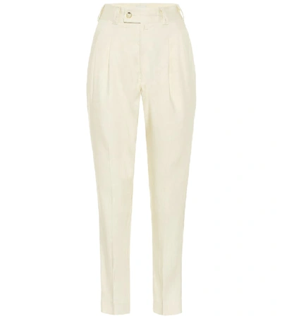 Arje The Sabi Linen-blend Trousers In Beige