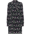 VALENTINO FLORAL SILK-CRÊPE DRESS,P00407867