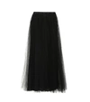 VALENTINO EMBELLISHED TULLE SKIRT,P00407853