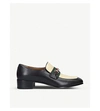 GUCCI AYLEN GRAINED-LEATHER LOAFERS,25182883
