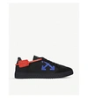 Off-white Logo Low-top Sneakers In Blk/blue