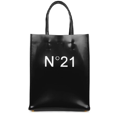 N°21 Sacchetto Black Leather Tote Bag