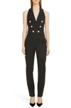 BALMAIN DOUBLE BREASTED JUMPSUIT,SF15446W033