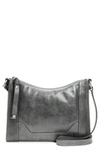 Frye Melissa Leather Crossbody Bag In Carbon