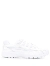 Nike P-6000 Leather And Mesh Sneakers In White