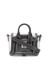 3.1 PHILLIP LIM 3.1 PHILLIP LIM TRANSPARENT PASHLI NANO SATCHEL - 黑色