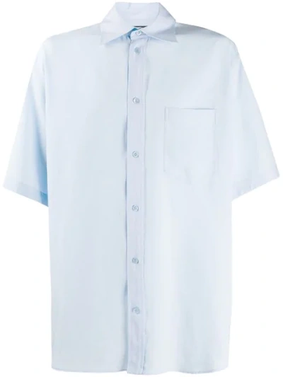 Balenciaga Short Sleeve Shirt - 蓝色 In Blue