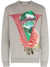 VALENTINO X UNDERCOVER UFO ROSE PRINT SWEATSHIRT