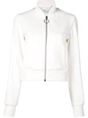 OFF-WHITE SIDE PANELLED ZIPPED JACKET