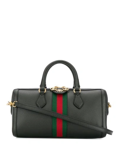 Gucci Ophidia中号托特包 - 黑色 In Black