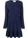ALLUDE KNITTED MINI DRESS