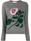 VALENTINO EMBROIDERED KNITTED SWEATER