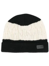 SAINT LAURENT CABLE KNIT BEANIE