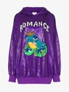 ASHISH ASHISH ROMANCE SEQUIN HOODIE,J008PURPLE13979429