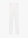 BURBERRY BURBERRY SATIN STRIPE DETAIL WOOL TAILORED TROUSERS,801018714287764