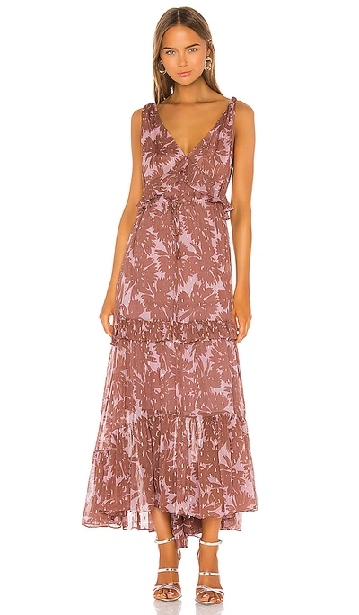 Diane Von Furstenberg Women's Misha Ruffle Daisy Print Maxi Dress In Pink/floral