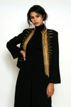 NADYA SHAH TASHA BULLET GILT JACKET