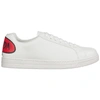 PRADA SHOES LEATHER TRAINERS SNEAKERS,11022546