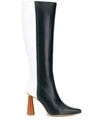 JACQUEMUS CONE HEEL KNEE-HIGH BOOTS