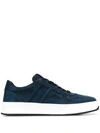 Tod's Side T Low-top Sneakers In Blue