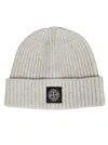 STONE ISLAND LOGO BEANIE,11022910