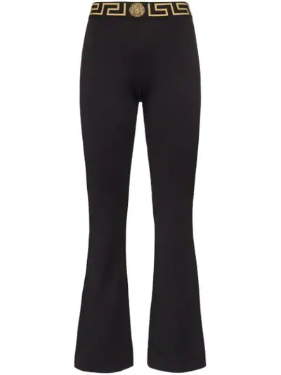 Versace Medusa Greca Border Track Trousers In Black