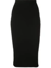 Wardrobe.nyc Release 03 Knitted Pencil Skirt In Black