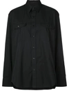 Wardrobe.nyc Release 03 Oversized Cotton-poplin Shirt In Black