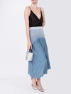 BALMAIN RIBBED KNIT SKIRT,SF24869K424