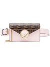 FENDI FF PATTERN CONVERTABLE BAG PINK,8BM005 A6CB PF19