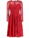 DOLCE & GABBANA FLORAL LACE DRESS