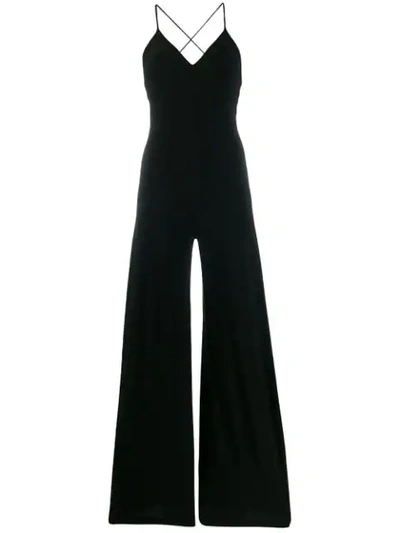 Norma Kamali Backless Evening Dress In Schwarz