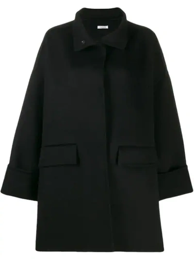 P.a.r.o.s.h Single Breasted Coat In Black