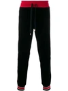 DOLCE & GABBANA VELVET TRACK PANTS