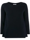 STEFANO MORTARI RIBBED KNIT SWEATER