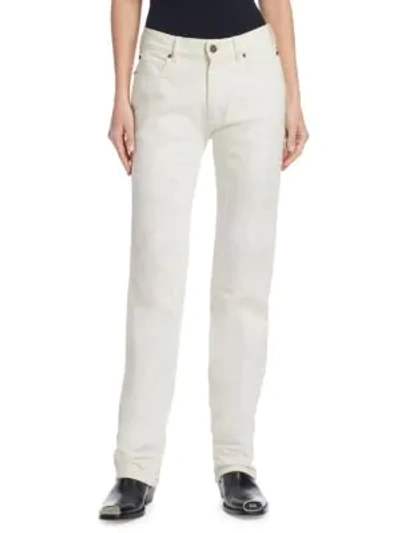 Calvin Klein Stone Wash Jeans In White