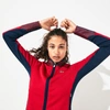 LACOSTE WOMEN'S SPORT BREATHABLE STRETCH ZIP GOLF JACKET