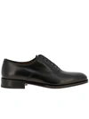 FERRAGAMO BROGUES IN CLASSIC SMOOTH LEATHER WITH RUBBER AND LEATHER SOLE,11023137