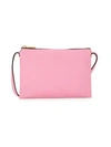 Marc Jacobs Grained Leather Crossbody Bag In Pale Pink