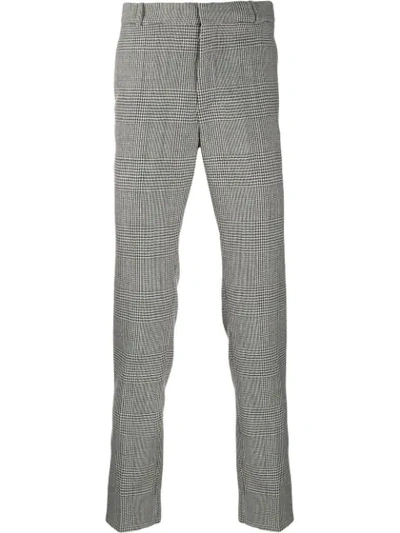 Balmain Black & White Prince Of Wales Tailored Trousers