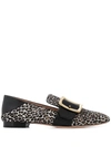 BALLY LEOPARD PRINT LOAFERS