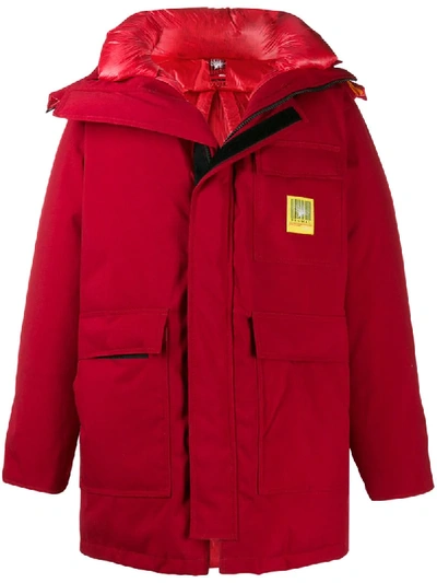 Brumal Daunenparka Mit Kapuze In Red