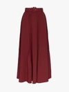 N DUO N DUO PLEATED MAXI SKIRT,NDPF1919BORDEAUX13923902