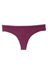 B.tempt'd By Wacoal B. Tempt'd By Wacoal Future Foundation Thong In Plum Caspia