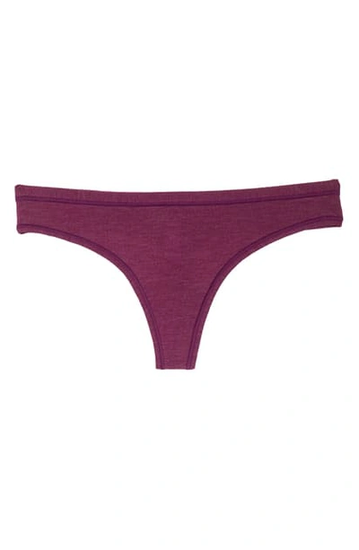 B.tempt'd By Wacoal B. Tempt'd By Wacoal Future Foundation Thong In Plum Caspia