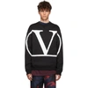 VALENTINO VALENTINO BLACK VLOGO SWEATSHIRT