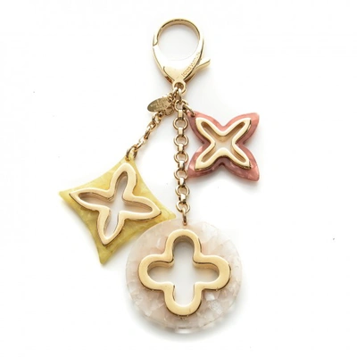 Pre-owned Louis Vuitton Bag Charm Insolence Pink/yellow/white