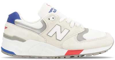 Pre-owned New Balance 999 White Blue Pink In White/blue