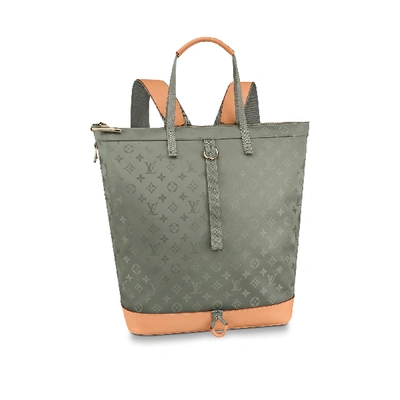 Pre-owned Louis Vuitton Zipped Tote Monogram Grey