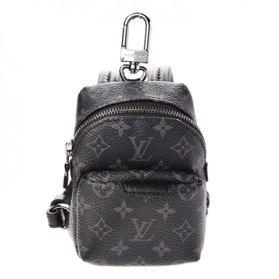 Pre-owned Louis Vuitton Bag Charm Backpack Monogram Eclipse Black/grey